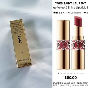 YSL #86 Lipstick (Brand New)